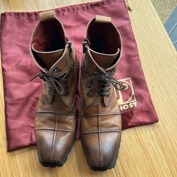 Jo Ghost men's Italian leather boots size EU 43.5 / US men's 10.5 - Picture 8 of 10
